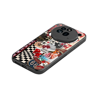 Vegas Vibes stylish phone case for nothing phone 3a pro | glossy glass and slim fit