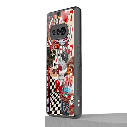 Vegas Vibes nothing phone 3a mobile cover | shockproof glass phone case