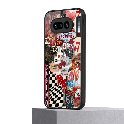 Vegas Vibes nothing phone 4a mobile cover | shockproof glass phone case