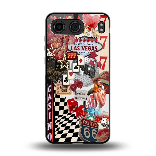Vegas Vibes back phone cover | glass case for oneplus nord 4