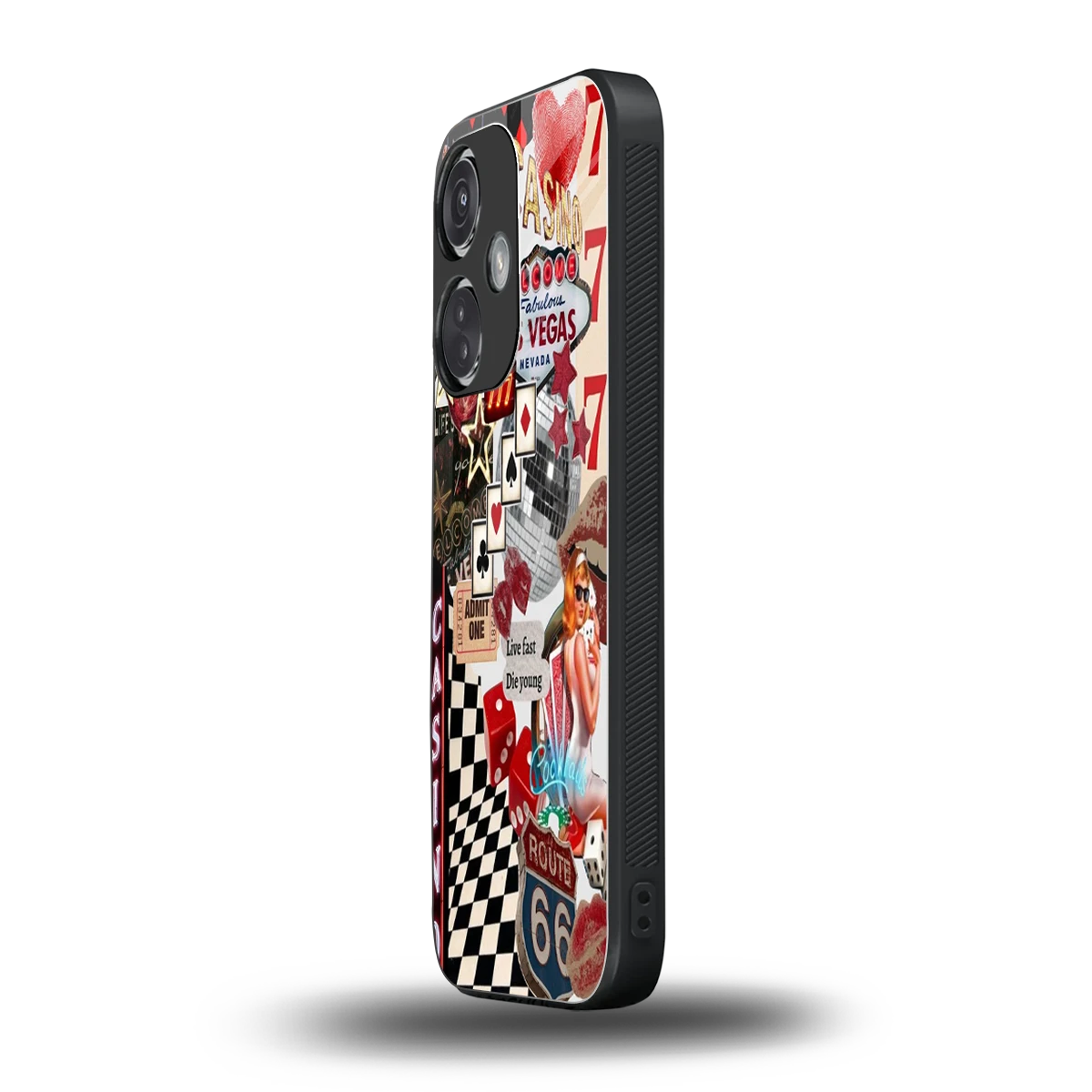Vegas Vibes oneplus nord ce 3 mobile cover | shockproof glass phone case