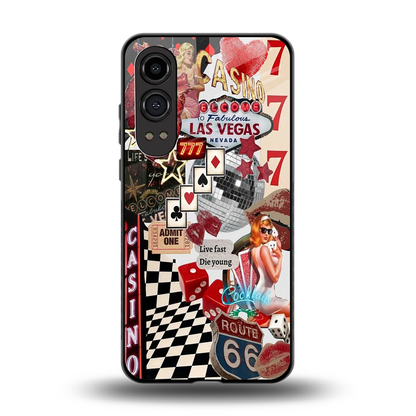 Vegas Vibes back phone cover | glass case for oneplus nord ce 4 lite
