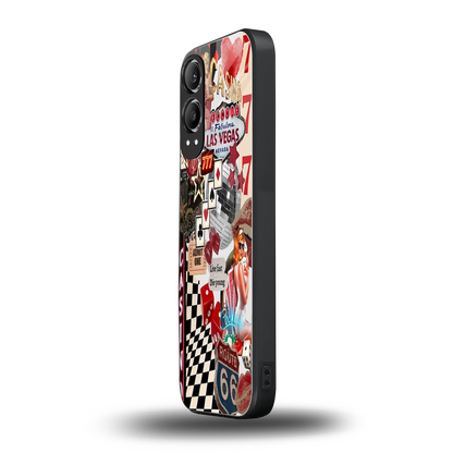 Vegas Vibes oneplus nord ce 4 lite mobile cover | shockproof glass phone case