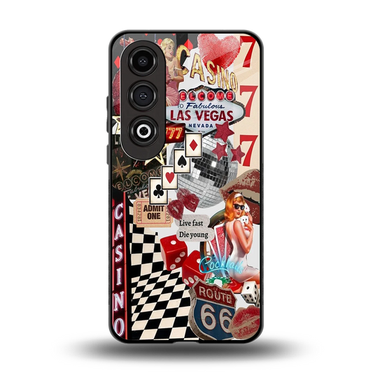 Vegas Vibes back phone cover | glass case for oneplus nord ce 4