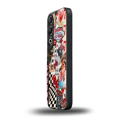 Vegas Vibes oneplus nord ce 4 mobile cover | shockproof glass phone case