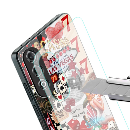 Vegas Vibes stylish phone case for oneplus nord ce 4 | glossy glass and slim fit