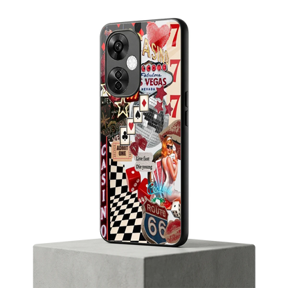Vegas Vibes oneplus nord ce 3 lite mobile cover | shockproof glass phone case