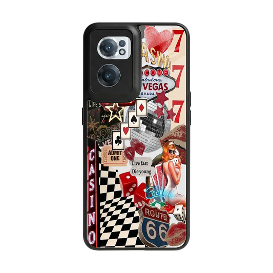 Vegas Vibes back phone cover | glass case for oneplus nord ce 2