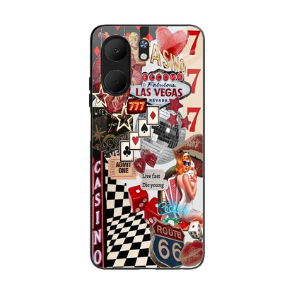 Vegas Vibes back phone cover | glass case for oppo a5x 5g