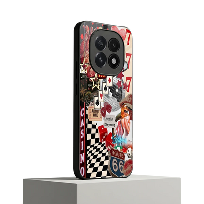 Vegas Vibes oppo f29 5g mobile cover | shockproof glass phone case