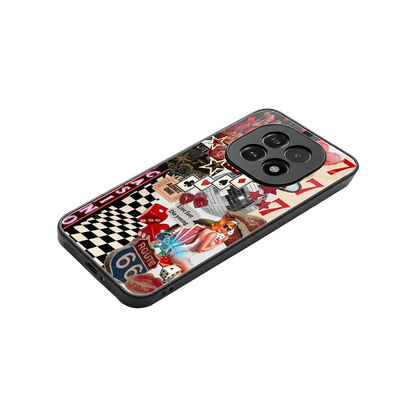 Vegas Vibes stylish phone case for oppo f29 5g | glossy glass and slim fit