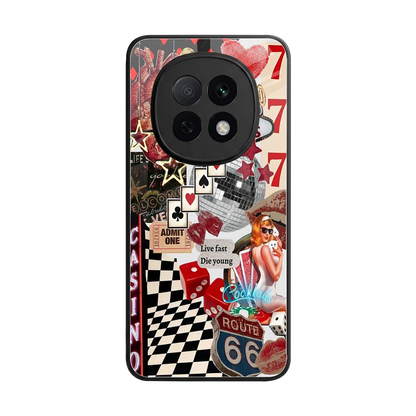 Vegas Vibes back phone cover | glass case for oppo f29 pro 5g
