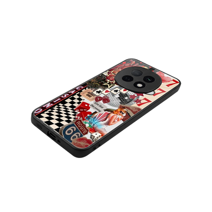 Vegas Vibes stylish phone case for oppo f29 pro 5g | glossy glass and slim fit