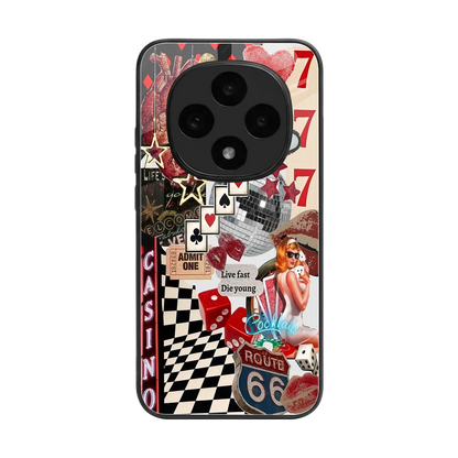 Vegas Vibes back phone cover | glass case for oppo f31 pro 5g