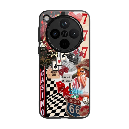 Vegas Vibes back phone cover | glass case for oppo find x8
