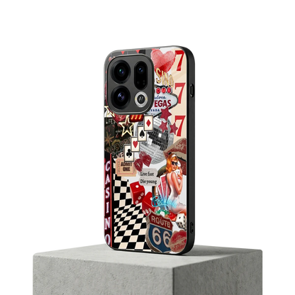 Vegas Vibes oppo find x9 mobile cover | shockproof glass phone case