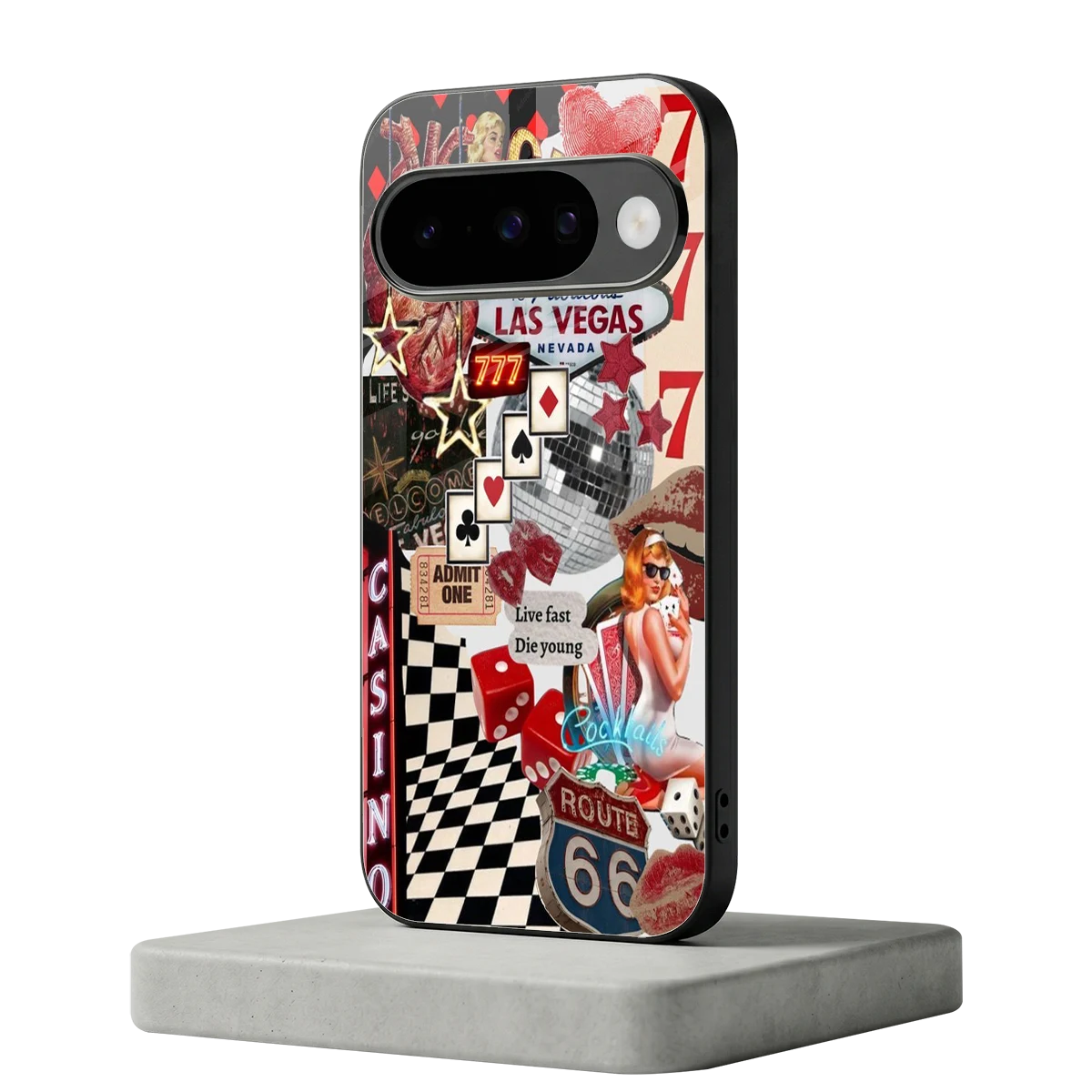 Vegas Vibes google pixel 10 mobile cover | shockproof glass phone case