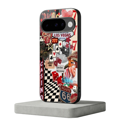 Vegas Vibes google pixel 10 mobile cover | shockproof glass phone case