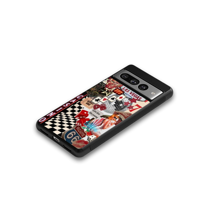 Vegas Vibes google pixel 7 pro mobile cover | shockproof glass phone case
