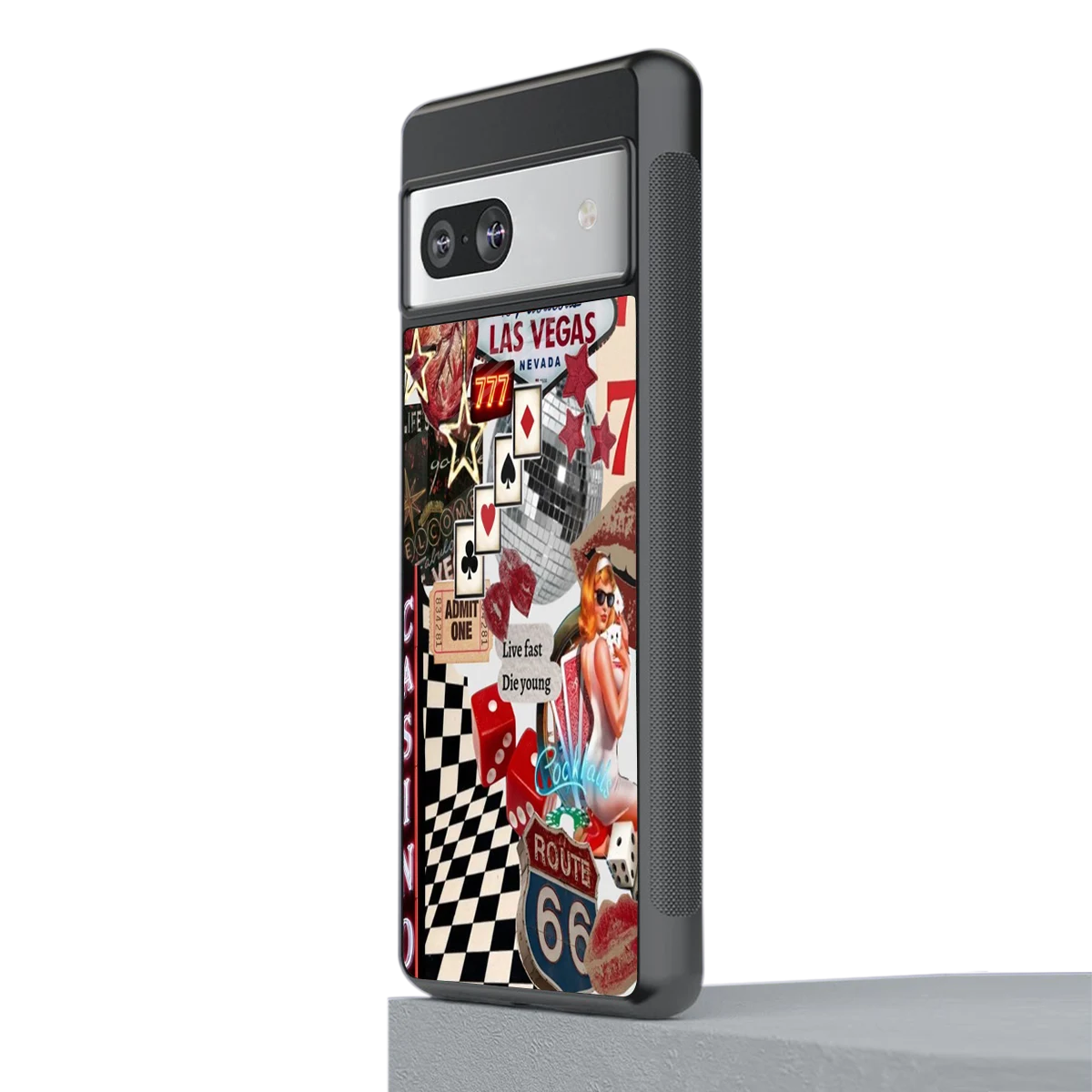 Vegas Vibes stylish phone case for google pixel 7 | glossy glass and slim fit