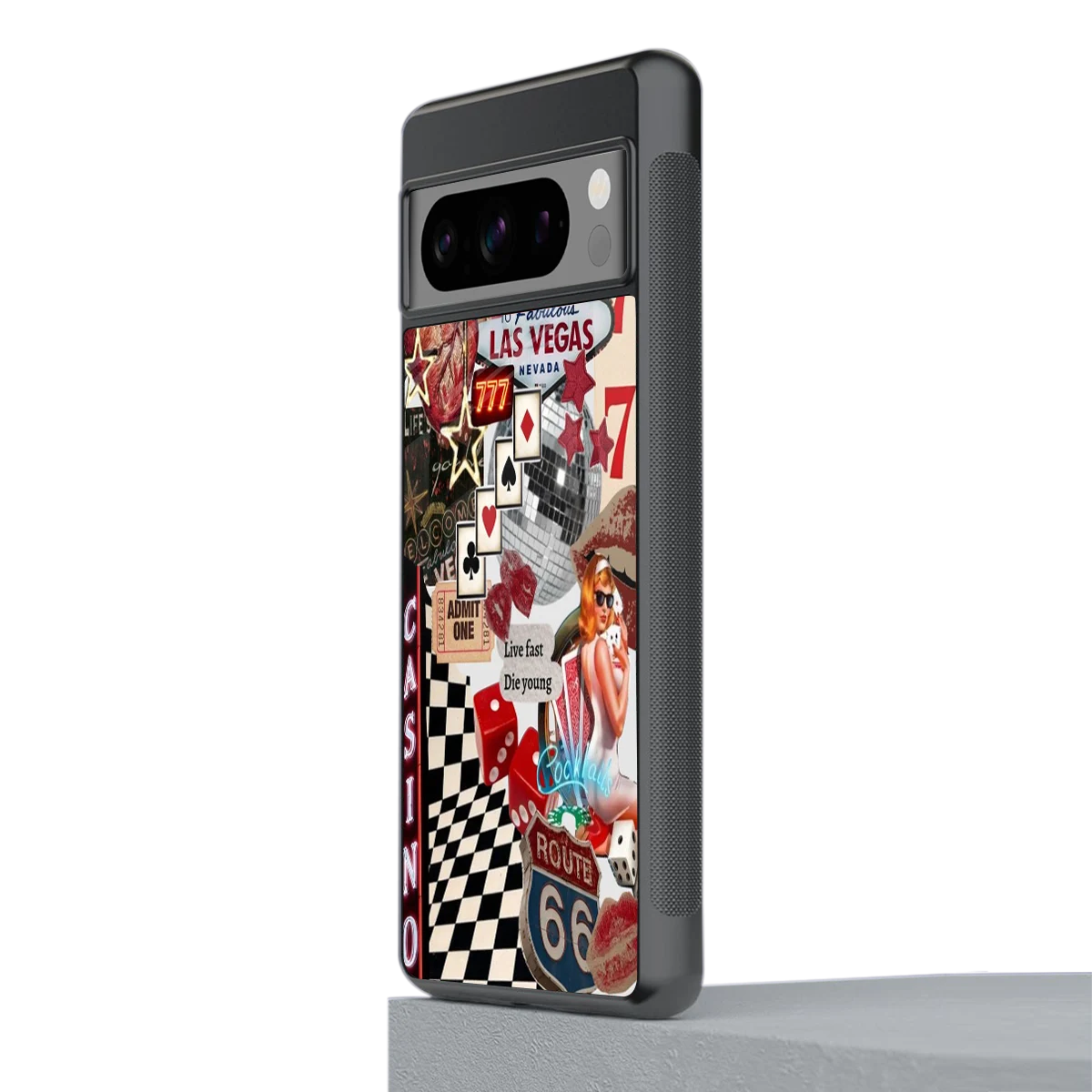 Vegas Vibes stylish phone case for google pixel 8 pro | glossy glass and slim fit