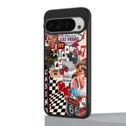 Vegas Vibes google pixel 9 pro mobile cover | shockproof glass phone case