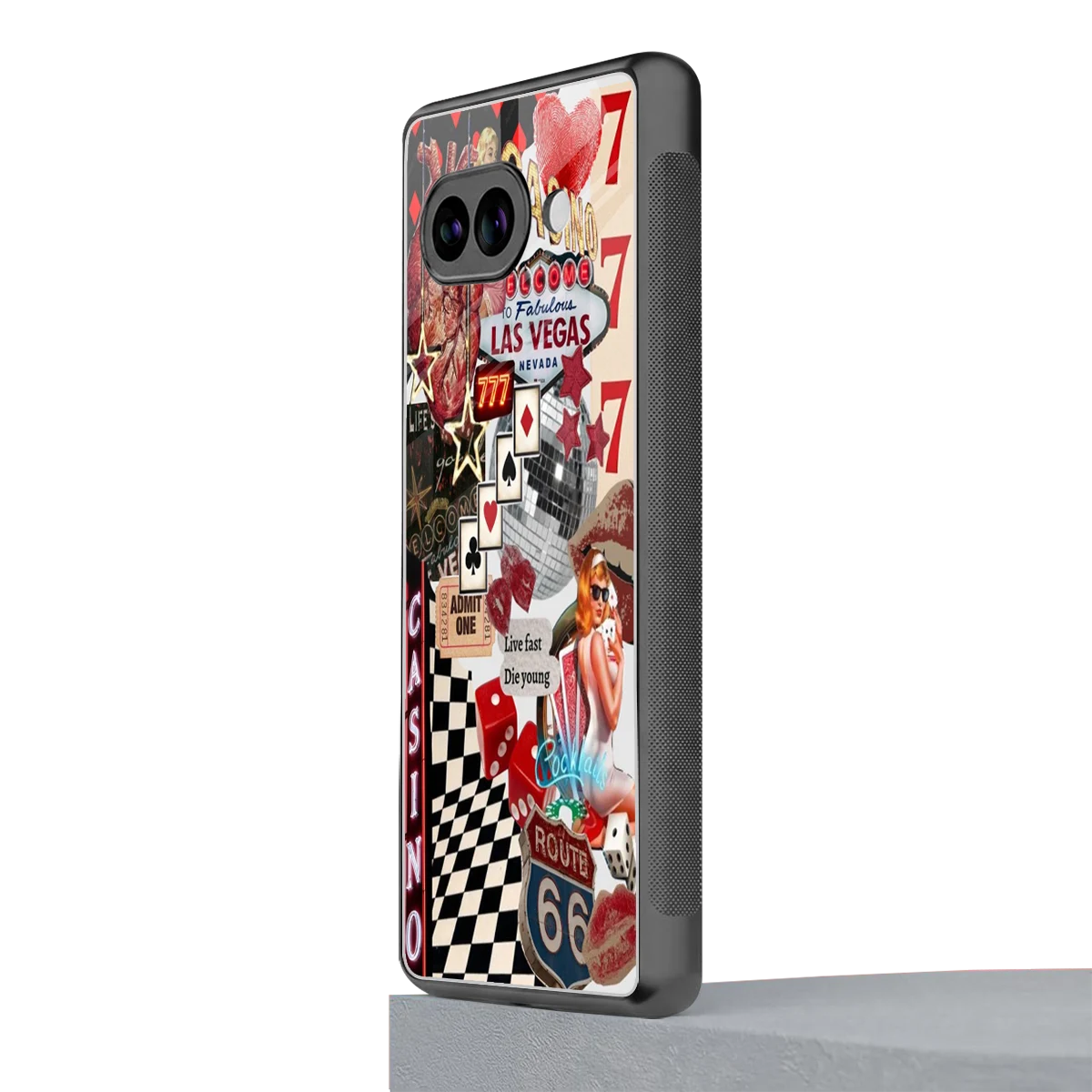 Vegas Vibes google pixel 10a mobile cover | shockproof glass phone case