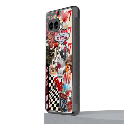 Vegas Vibes google pixel 10a mobile cover | shockproof glass phone case