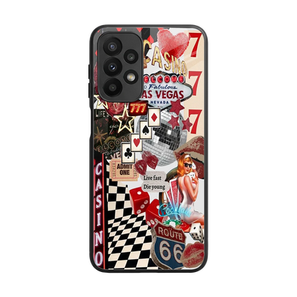 Vegas Vibes back phone cover | glass case for samsung galaxy a23