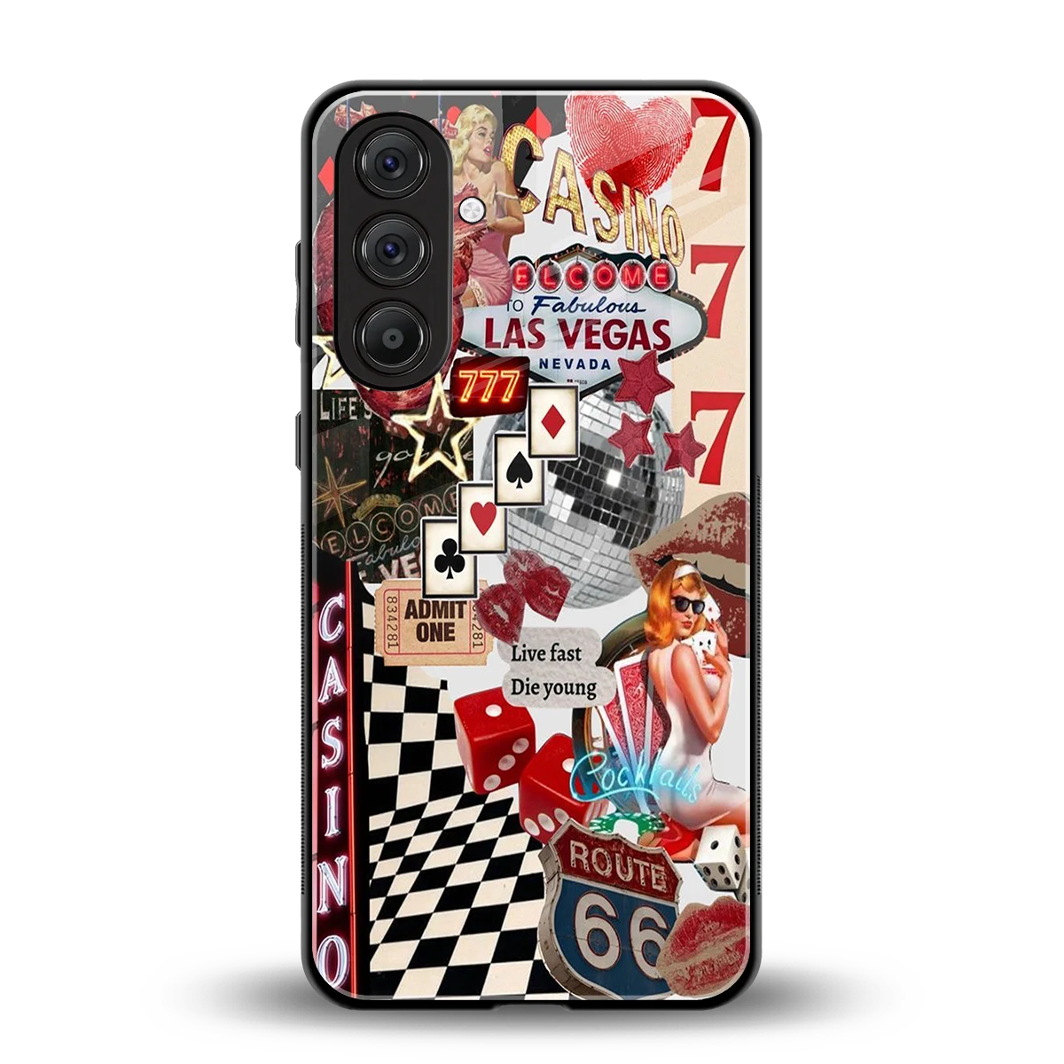 Vegas Vibes back phone cover | glass case for samsung galaxy a37 5g