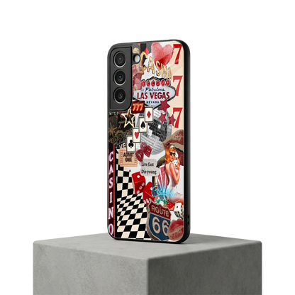 Vegas Vibes samsung galaxy s22 mobile cover | shockproof glass phone case