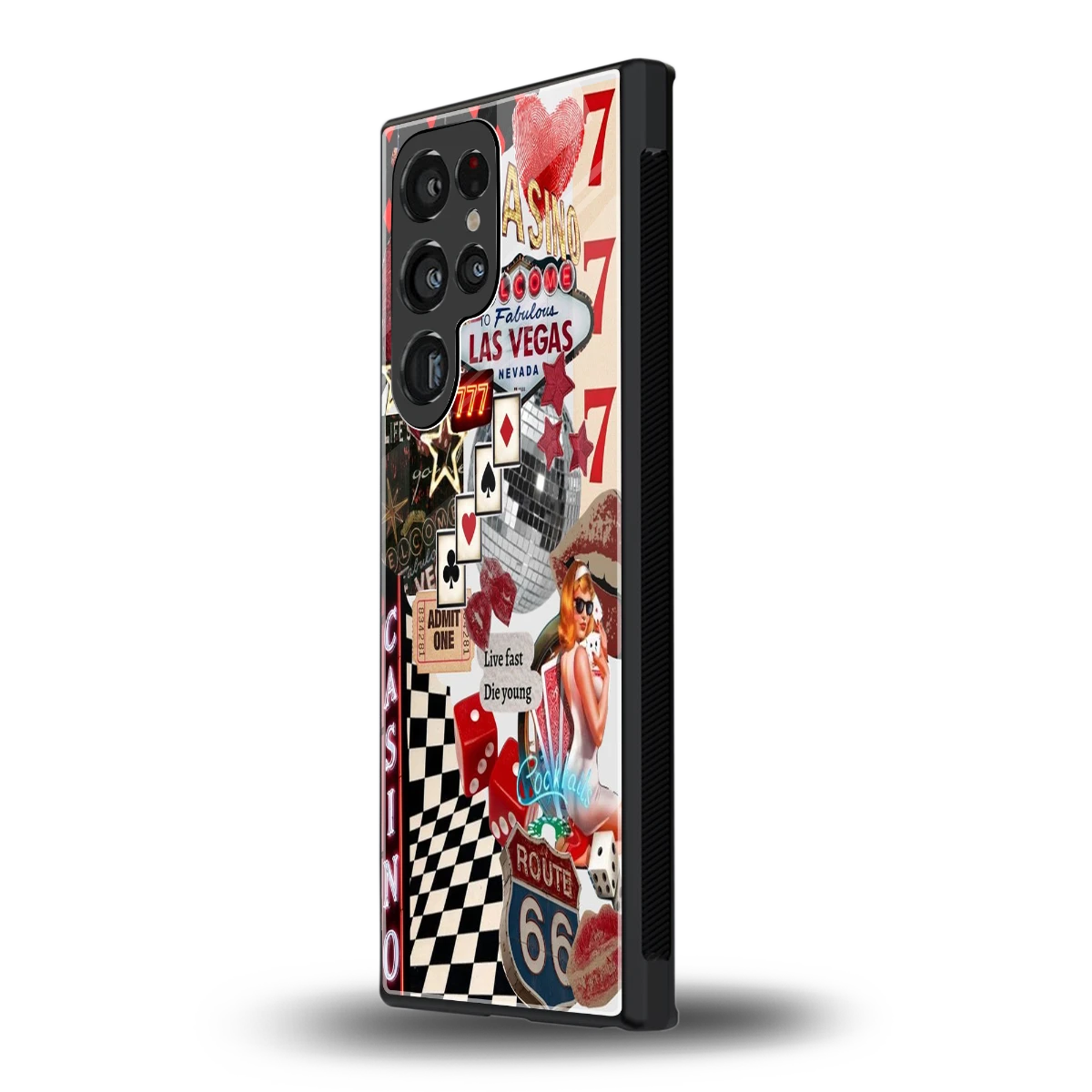 Vegas Vibes samsung galaxy s23 ultra mobile cover | shockproof glass phone case