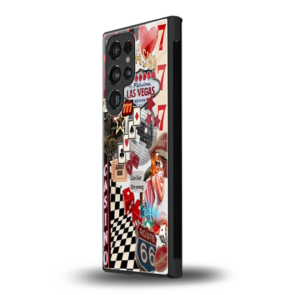 Vegas Vibes samsung galaxy s23 ultra mobile cover | shockproof glass phone case