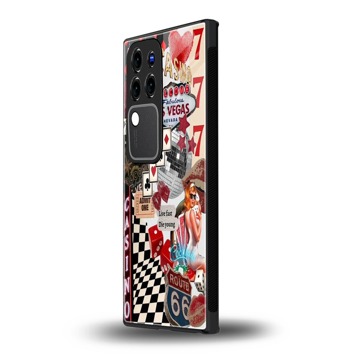 Vegas Vibesvivo v30 pro mobile cover | shockproof glass phone case