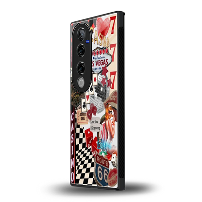 Vegas Vibes vivo v40 pro mobile cover | shockproof glass phone case