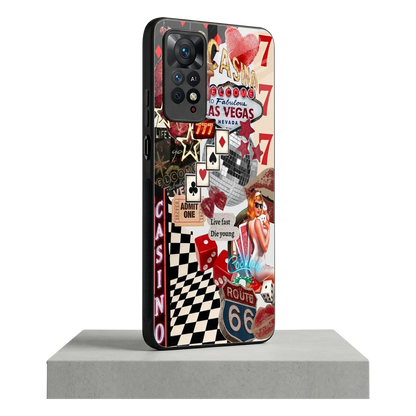 Vegas Vibes redmi note 11 pro mobile cover | shockproof glass phone case