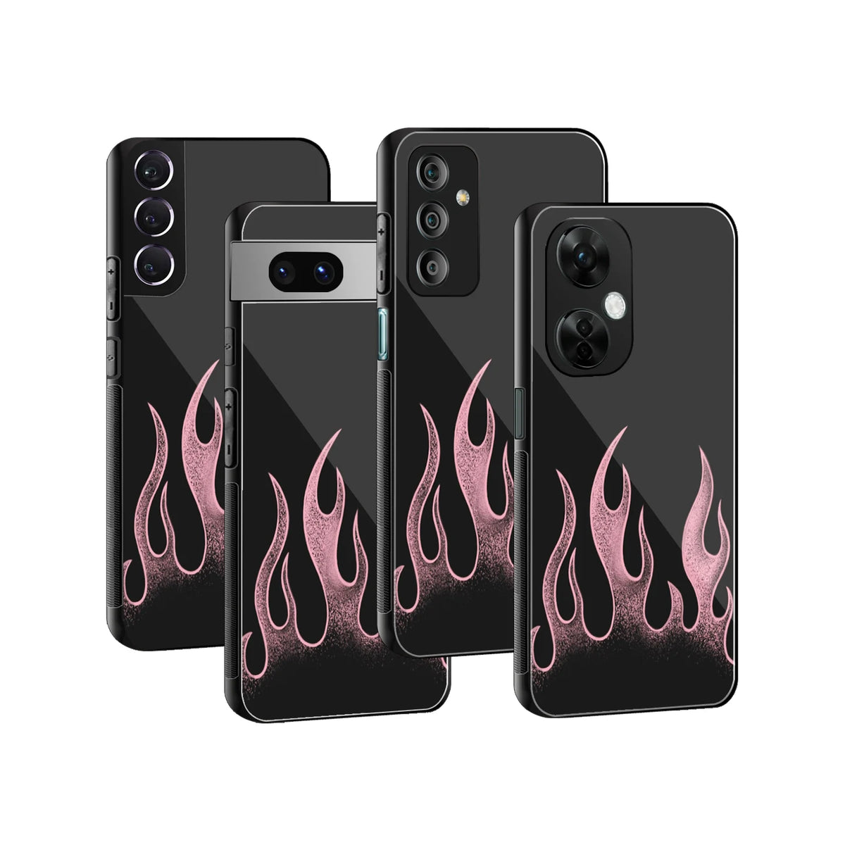 Stylish Glass Back Case for All Smartphones iPhone, Samsung, OnePlus, Pixel, Redmi, Oppo, Vivo, Motorola