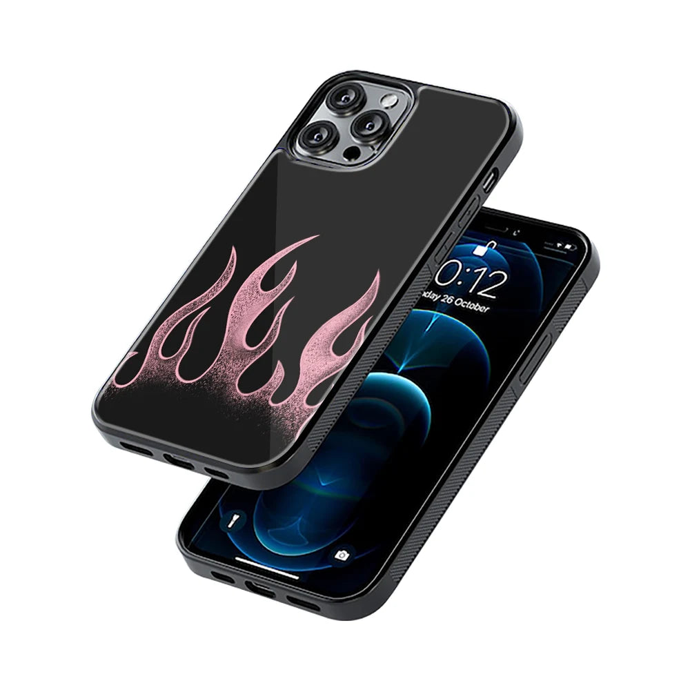 Protective Glass Back Phone Case Compatible with iPhone, Samsung, OnePlus, Pixel & More