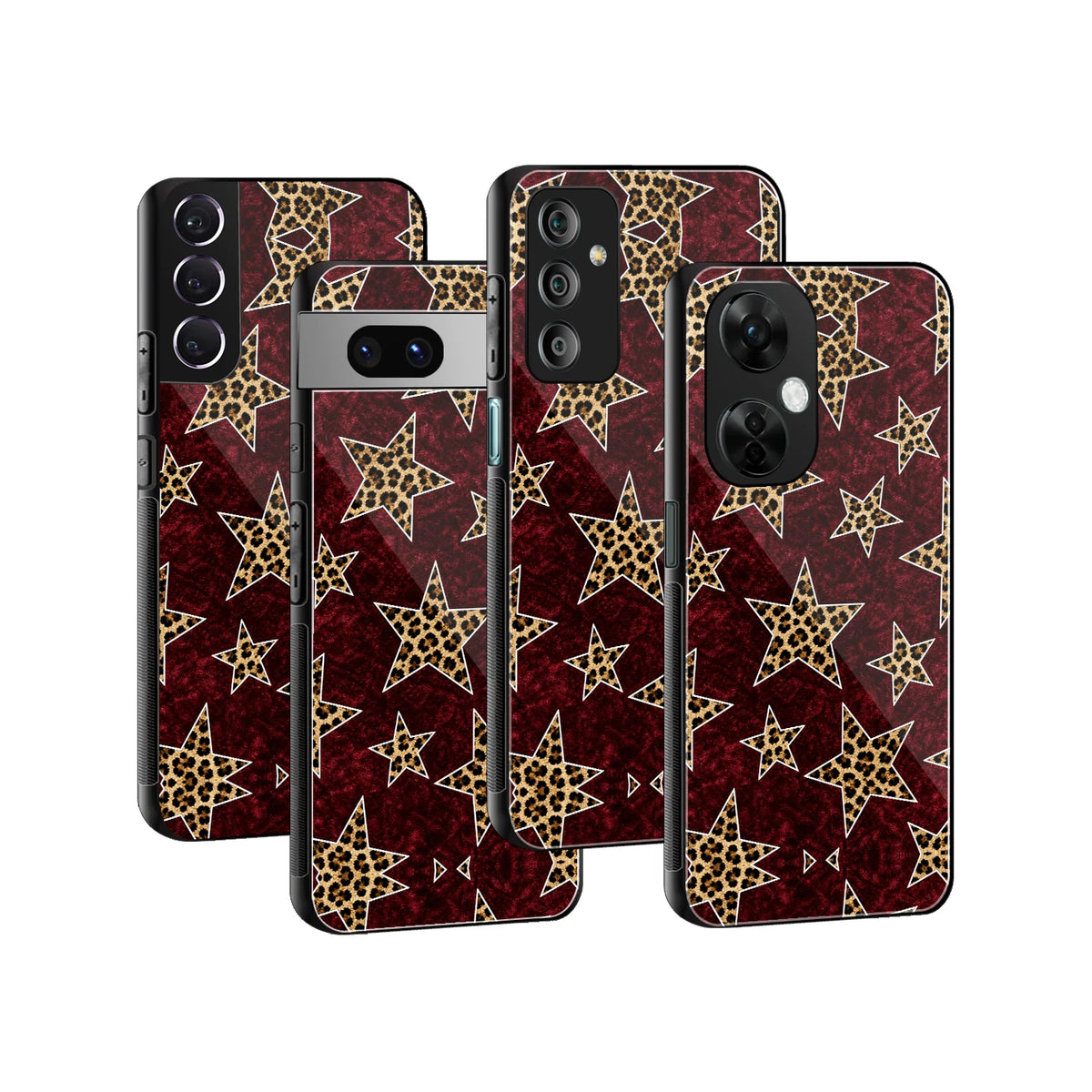 Stylish Glass Back Case for All Smartphones iPhone, Samsung, OnePlus, Pixel, Redmi, Oppo, Vivo, Motorola