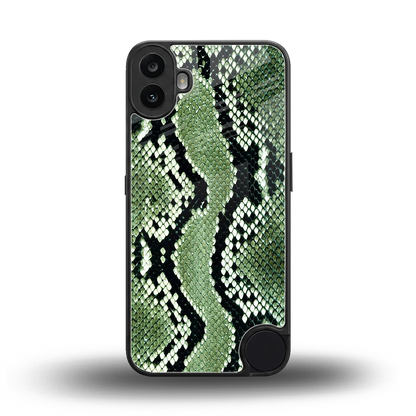 Venom Green back phone cover | glass case for cmf nothing phone 1