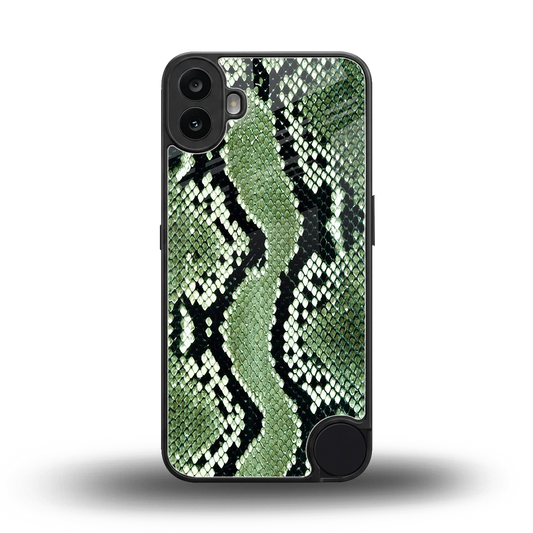Venom Green back phone cover | glass case for cmf nothing phone 1