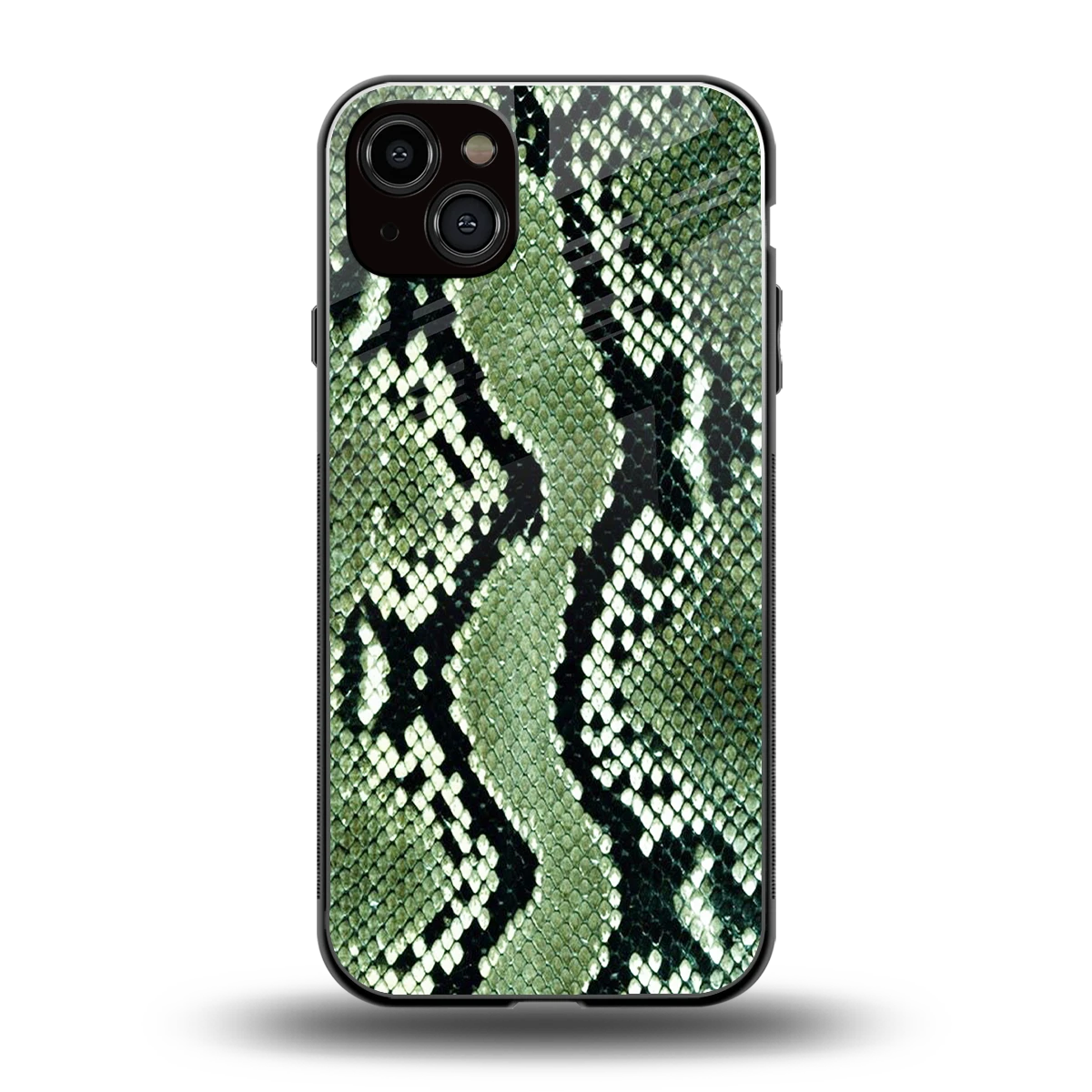 Venom Green back phone cover | glass case for iphone 14 plus