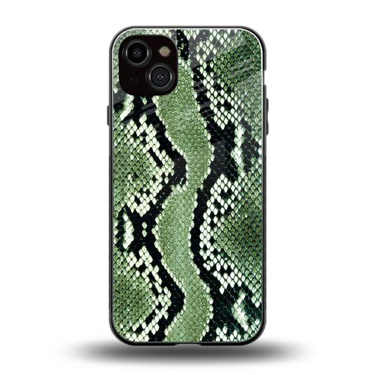 Venom Green back phone cover | glass case for iphone 14 plus