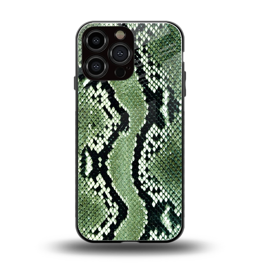 Venom Green back phone cover | glass case for iphone 15 pro max