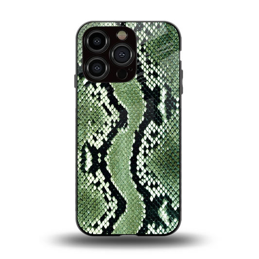 Venom Green back phone cover | glass case for iphone 15 pro
