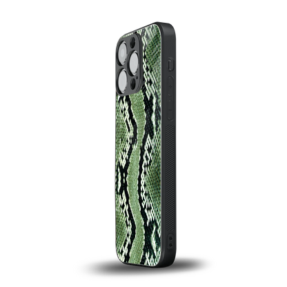 Venom Green iphone 15 pro mobile cover | shockproof glass phone case