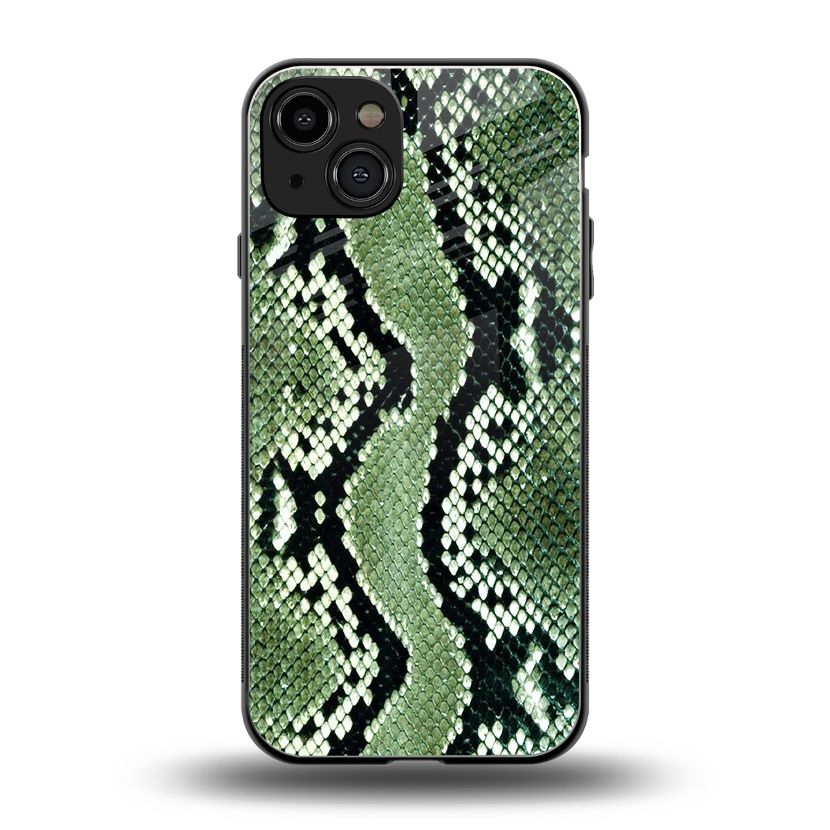 Venom Green back phone cover | glass case for iphone 15