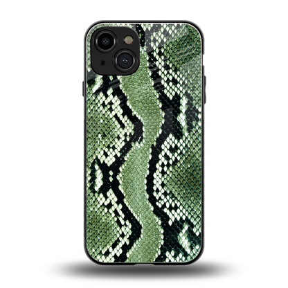 Venom Green back phone cover | glass case for iphone 15