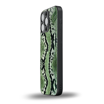 Venom Green iphone 16 pro max mobile cover | shockproof glass phone case