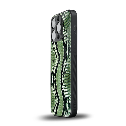 Venom Green iphone 16 pro mobile cover | shockproof glass phone case